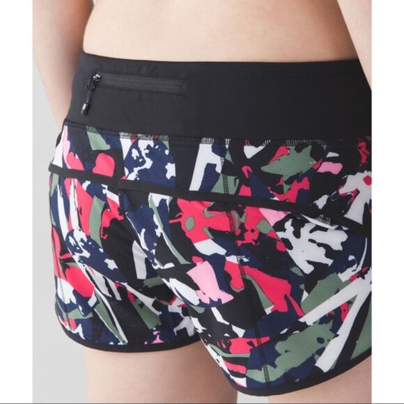 Lululemon Speed Short Pop Cut Boom Juice Multi 4 - Picture 2 of 15